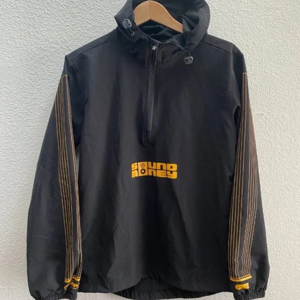 RARE Sound Money Fest 2021 Bitcoin Pullover Jacket Men's Large Black Color